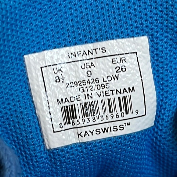 K-Swiss Clean Laguna Canvas Sneakers Navy Marine Blues Canvas 9 US Low Unisex - Picture 9 of 10